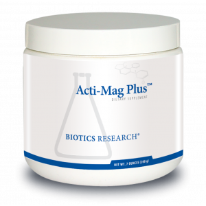 Магниевый комплекс с  витаминами гуппы B, Acti-Mag Plus, Biotics Research, 200 гр