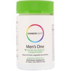 Витамины для мужчин, Men's One, Rainbow Light, Just Once, 30 таблеток (Default)