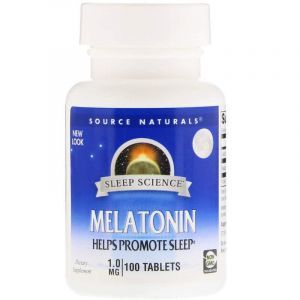 Мелатонин, Source Naturals, 100 таблеток (Default)