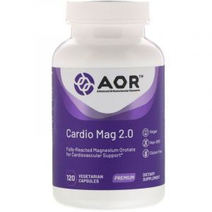 Кардиомагний, Cardio-Mag 2.0, Advanced Orthomolecular Research AOR, 120 капсул