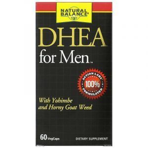 ДГЭА Дегидроэпиандростерон для мужчин, DHEA, Natural Balance, 60 вегетарианских капсул