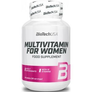 Мультивитамины для женщин, Multivitamin, BioTech USA, 60 таблеток
