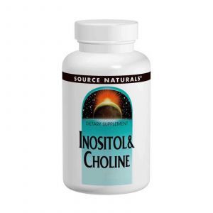 Холин и Инозитол, Source Naturals, 800 мг, 100 таб