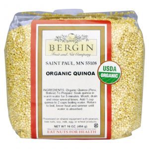Киноа, цельное зерно, Quinoa, Bergin Fruit and Nut Company, 454 г