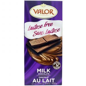 Молочный шоколад без лактозы, Milk Chocolate, Valor,  100 г