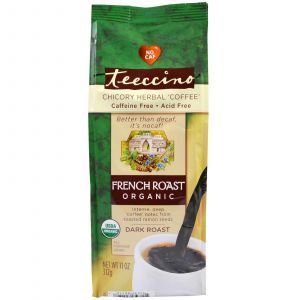 Травяной кофе французской обжарки, Organic French Roast, Teeccino, 312 г