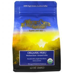 Молотый кофе средней обжарки, Ground Coffee, Mt. Whitney Coffee Roasters, 340 г