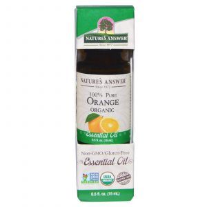 Апельсиновое масло органик (Orange), Nature's Answer, 15 мл