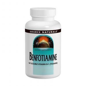 Бенфотиамин, Benfotiamine, Source Naturals, 150 мг, 30 таблеток (Default)