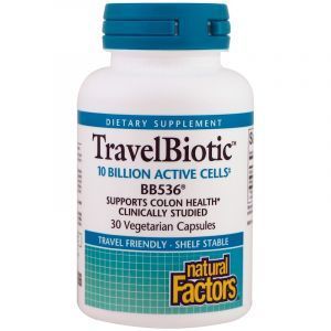 Пробиотик BB536, TravelBiotic, Natural Factors, 30 капсул (Default)