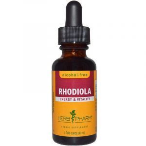 Родиола розовая, экстракт корня, Rhodiola, Herb Pharm, без спирта, органик, 30 мл 