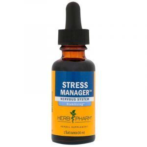Защита от стресса, Stress Manager, Herb Pharm, смесь трав, 30 мл