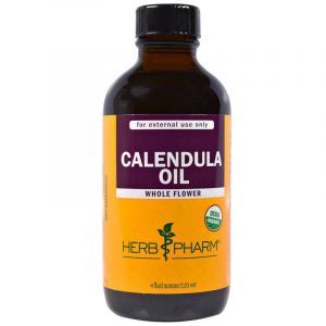 Масло календулы, Calendula Oil, Herb Pharm, органик, 120 мл