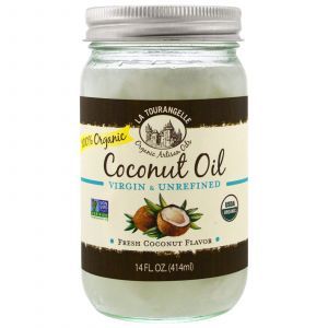 Кокосовое масло, Coconut Oil, La Tourangelle, нерафинированное, органик, 414 мл