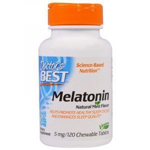 Средство от бессонницы , Melatonin, Doctor's Best, 5 мг
