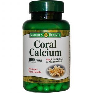 Коралловый кальций+Д3, Nature's Bounty, 1000 мг, 120