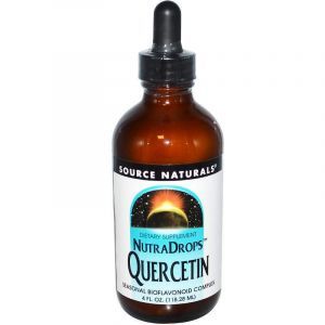 Кверцетин, NutraDrops Quercetin, Source Naturals, жидкость, 118,28 мл