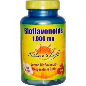 Биофлавоноиды, Bioflavonoids, Nature's Life, 1000 мг, 100 таблеток