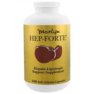 Поддержка печени, Hep-Forte, Naturally Vitamins, Marlyn, 500 желатиновых капсул