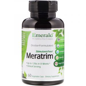 Потеря веса, Meratrim, Emerald Laboratories, 60 вегетарианских капсул