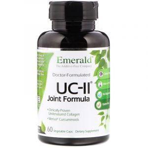 Здоровье суставов, UC-II Joint Formula, Emerald Laboratories, 60 растительных капсул 
