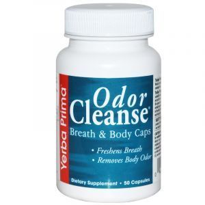 Свежесть дыхания и тела, Odor Cleanse, Yerba Prima, 50 капсул 