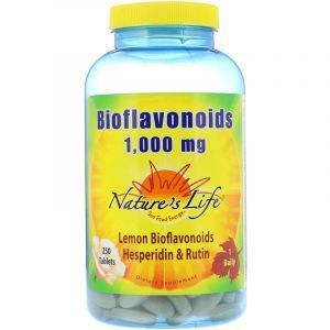 Биофлавоноиды, Bioflavonoids, Nature's Life, 1000 мг, 250 таблеток