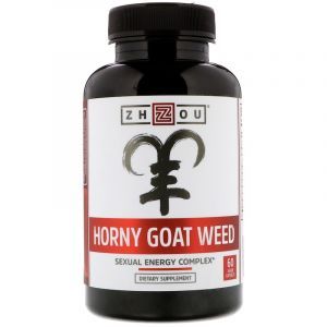 Горянка, сексуальное здоровье, Horny Goat Weed, Zhou Nutrition, 60 вегетарианских капсул