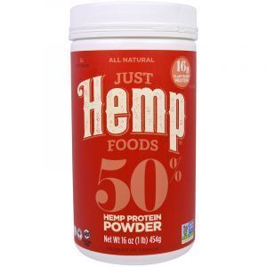 Конопляный протеин, 50% Hemp Protein Powder, Just Hemp Foods, 454 гр
