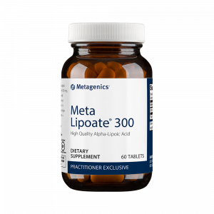 Альфа-липоевая кислота, Meta Lipoate, Metagenics, 300 мг, 60 таблеток
