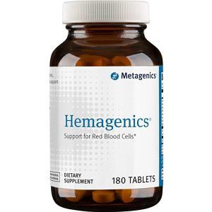 Поддержка уровня эритроцитов в крови, Hemagenics, Metagenics, 180 таблеток