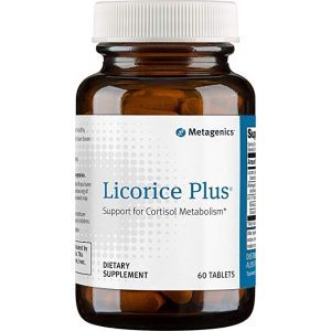 Снижение уровня кортизола, Licorice Plus, Metagenics, 60 таблеток