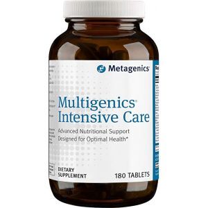 Мультивитамины и минералы, с железом, Multigenics Intensive Care, Metagenics, 180 таблеток