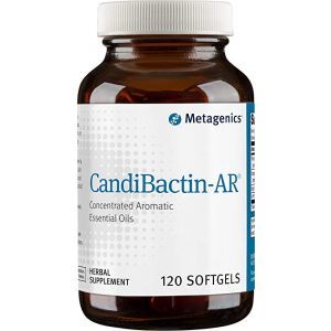 Поддержка пищеварения, эфирные масла, CandiBactin-AR, Metagenics, 120 гелевых капсул