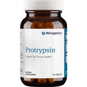 Трипсин, здоровье тканей, Protrypsin, Metagenics, 120 таблеток