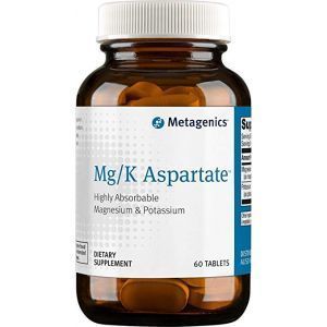 Магний, калий, Mg/K Aspartate, Metagenics, 60 таблеток