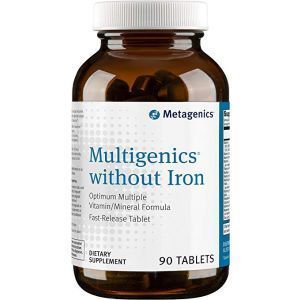 Мультивитамины и минералы, без железа, Phytomulti, Metagenics, 120 таблеток 
