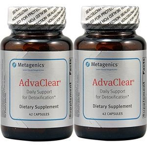 Детокс и очищение, AdvaClear, Metagenics, две упаковки по 42 капсулы