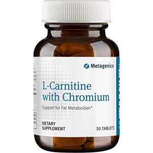 L-карнитин с хромом, L-Carnitine with Chromium, Metagenics, 30 таблеток