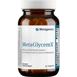 Контроль уровня сахара в крови, MetaGlycemX, Metagenics, 60 таблеток