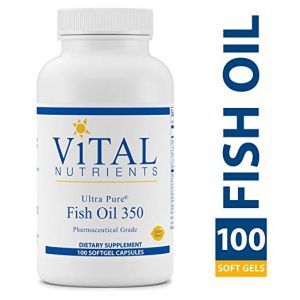Рыбий жир, Ultra Pure Fish Oil 350, Vital Nutrients, 350 мг, 100 гелевых капсул