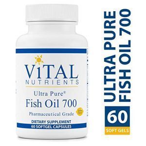 Рыбий жир, Ultra Pure Fish Oil 700, Vital Nutrients, 700 мг, 60 гелевых капсул 