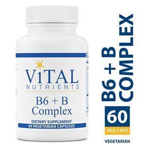 Витамин В-6 + В-комплекс, B6 + B-Complex, Vital Nutrients, 60 вегетарианских капсул