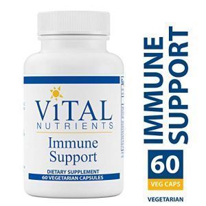 Поддержка иммунитета, травяная формула, Immune Support, Vital Nutrients, 60 вегетарианских капсул