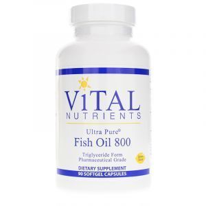 Рыбий жир, Ultra Pure Fish Oil 800, Vital Nutrients, 800 мг, 90 гелевых капсул