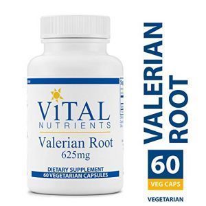 Корень валерианы, Valerian Root, Vital Nutrients, 625 мг, 60 вегетарианских капсул