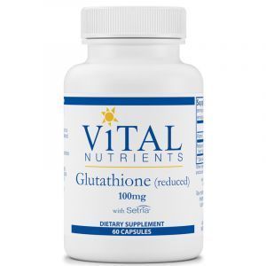 Глутатион, Glutathione, Vital Nutrients, 100 мг, 60 капсул