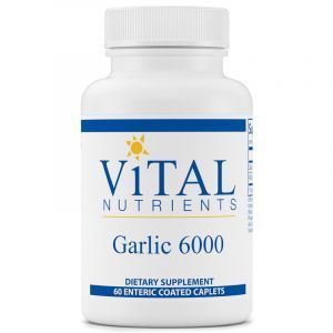 Чеснок, Garlic 6000, Vital Nutrients, 60 капсул с энтеросолюбильным покрытием