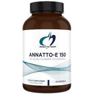 Витамин Е, токотриенолы, Annatto-E 150, Designs for Health, 150 мг, 60 гелевых капсул