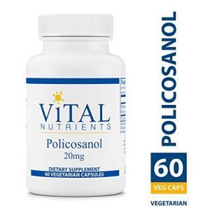 Поликозанол, Policosanol, Vital Nutrients, 20 мг, 60 вегетарианских капсул